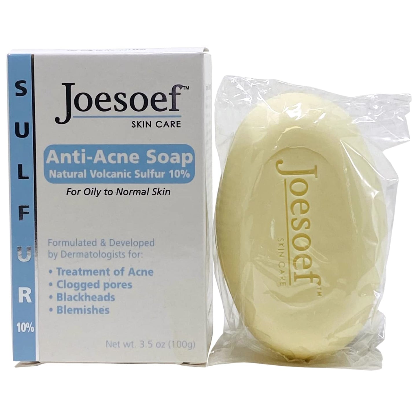 Sulfur Soap for Acne Pharmaceutical Grade Dermatologists Approved for Acne Rosacea 100G